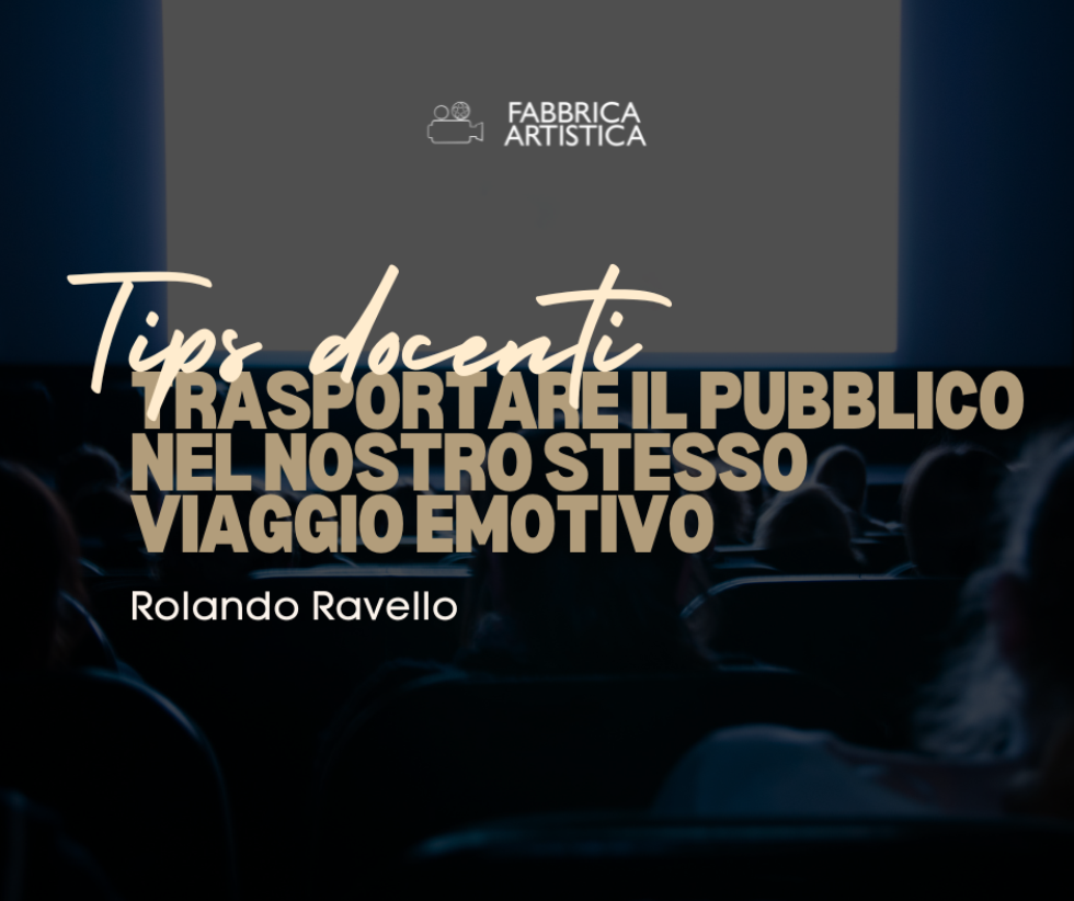 Portare lo spettatore attraverso il nostro viaggio emotivo